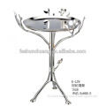 Tree Shape Stainless Steel Hotel Champagne Bucket Stand / Metal Decoration Stand For Ice Bucket